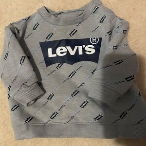 Levi's Light Gray Baby Sweatshirt